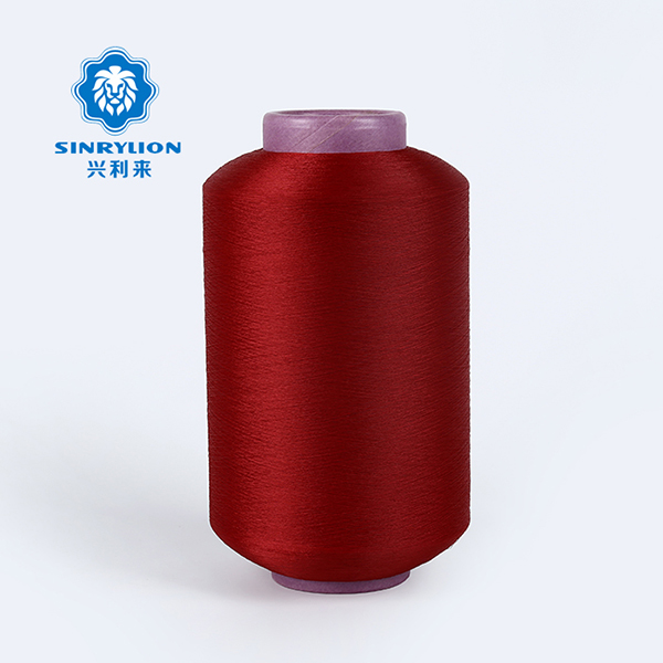 100 polyester yarn flat yarn (fdy) white