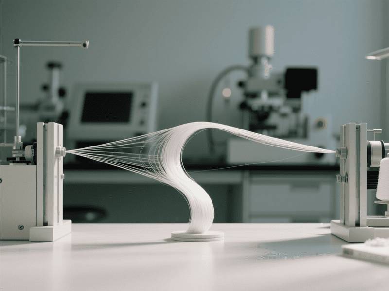Bending test of foldable monofilament yarn