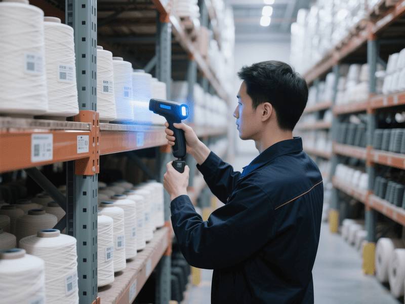 Schematic diagram of digital warehouse management