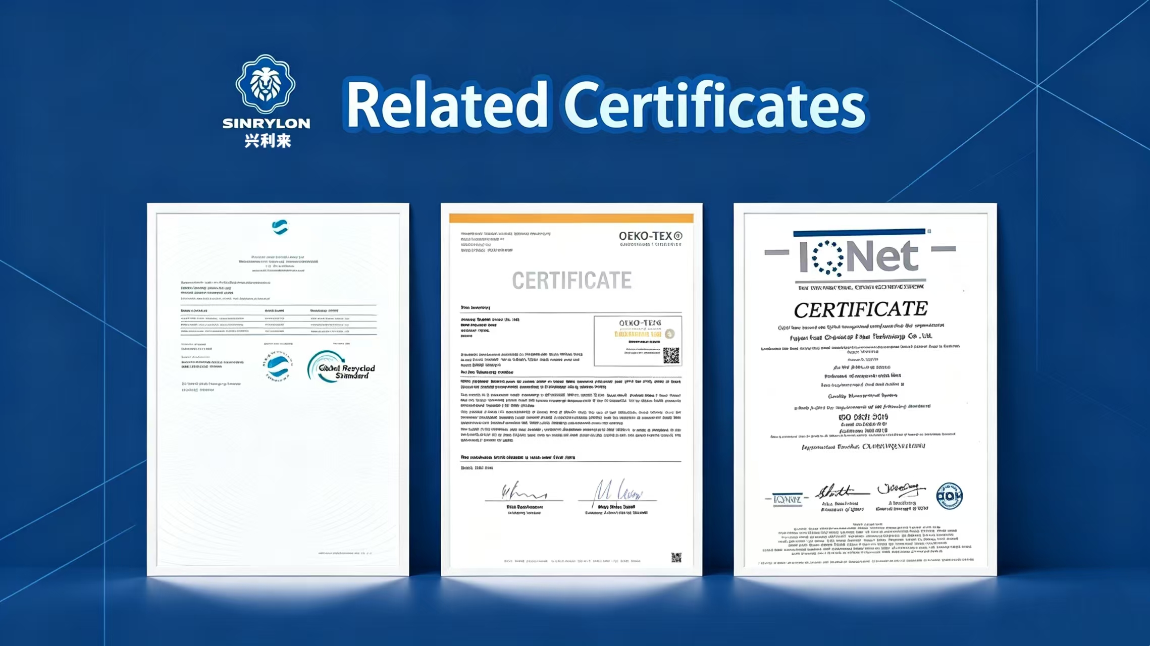 Polyester Filament Yarn Manufacturers Certification