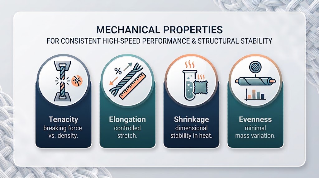 Polyester Twisted Yarn Suppliers Mechanical Properties