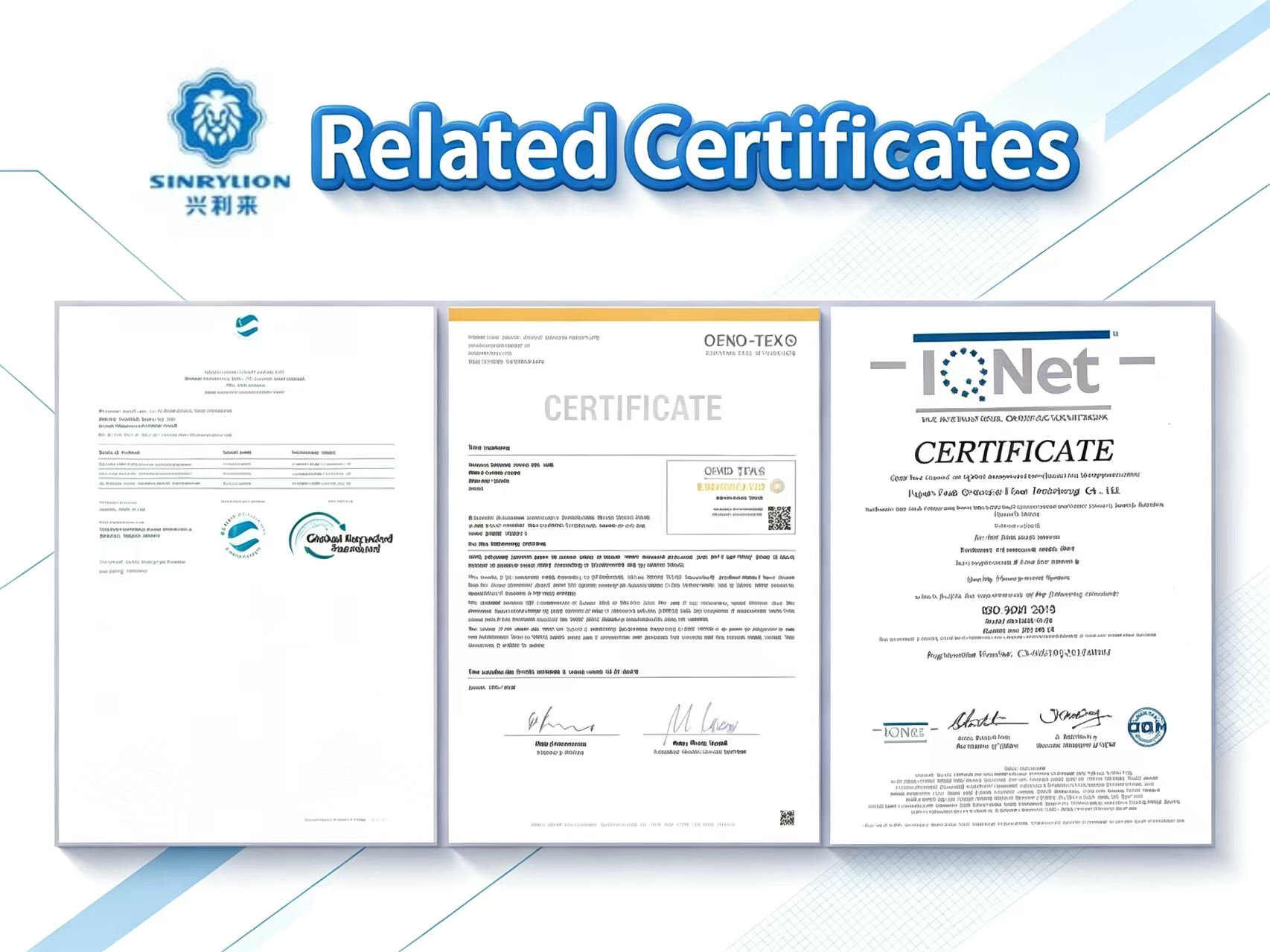 Polyester Yarn Manufacturer Certificate