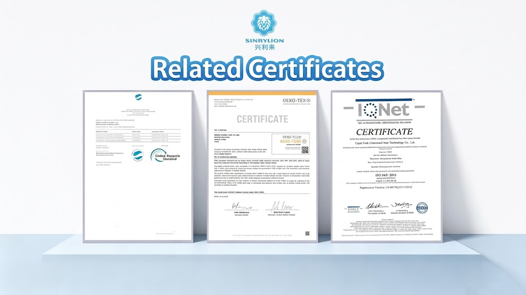 Recycled Polyester Yarn Manufacturer Certificate