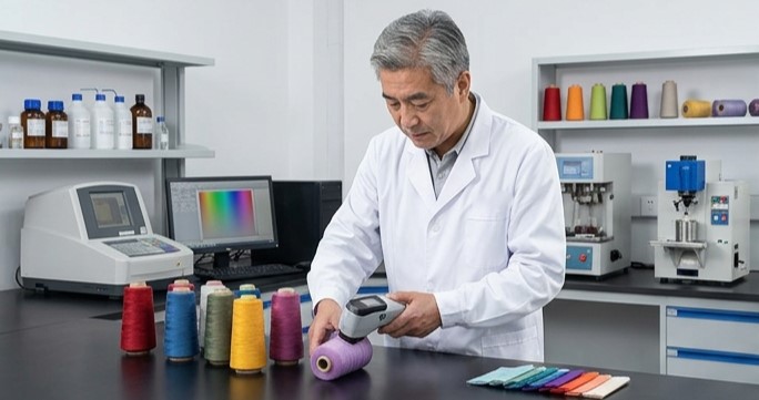 Polyester Yarn Dyeing Manufacturer Laboratory Color Matching